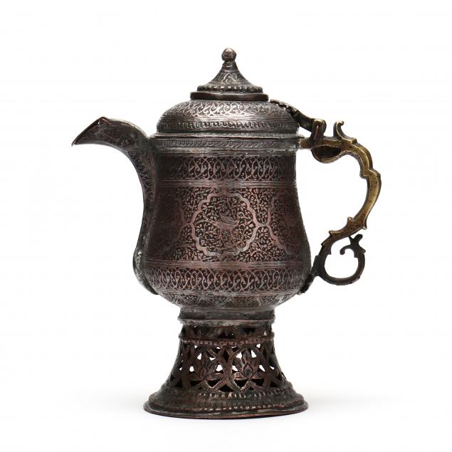 INDIAN COPPER TEA URN (SAMOVAR),