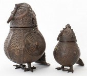INDIAN DHOKRA BRONZE OWL CONTA