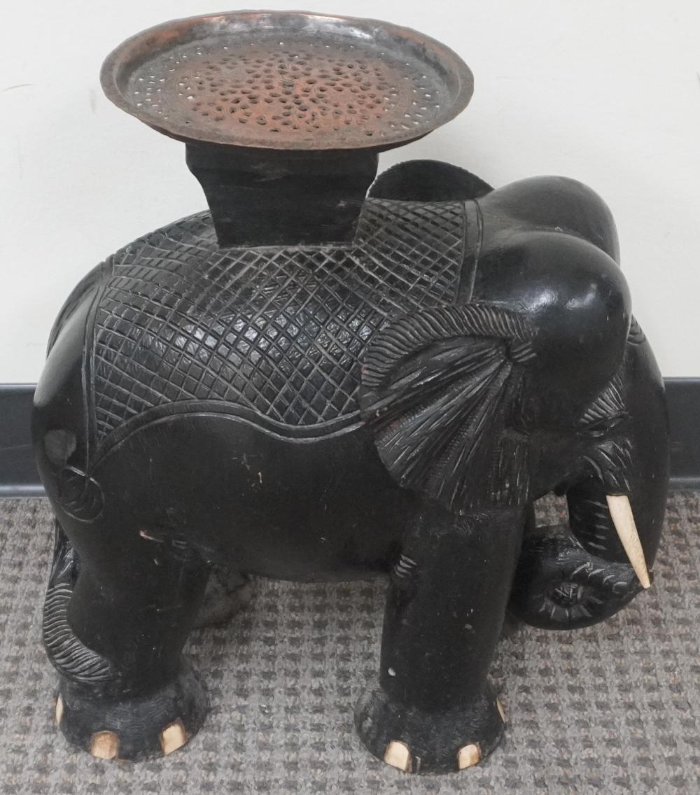 INDIAN EBONIZED WOOD AND COPPER