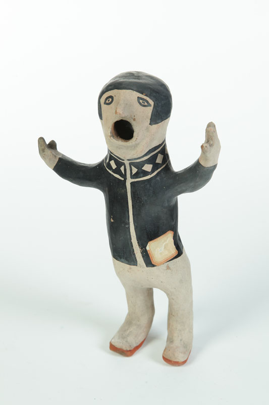 INDIAN EFFIGY FIGURE.  Cochiti 