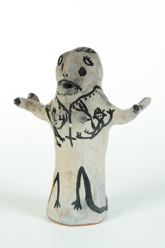 INDIAN EFFIGY FIGURE.  Cochiti 