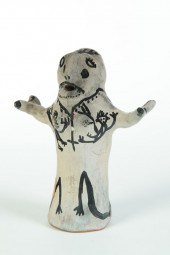 INDIAN EFFIGY FIGURE.  Cochiti