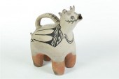 INDIAN EFFIGY PITCHER.  Cochit