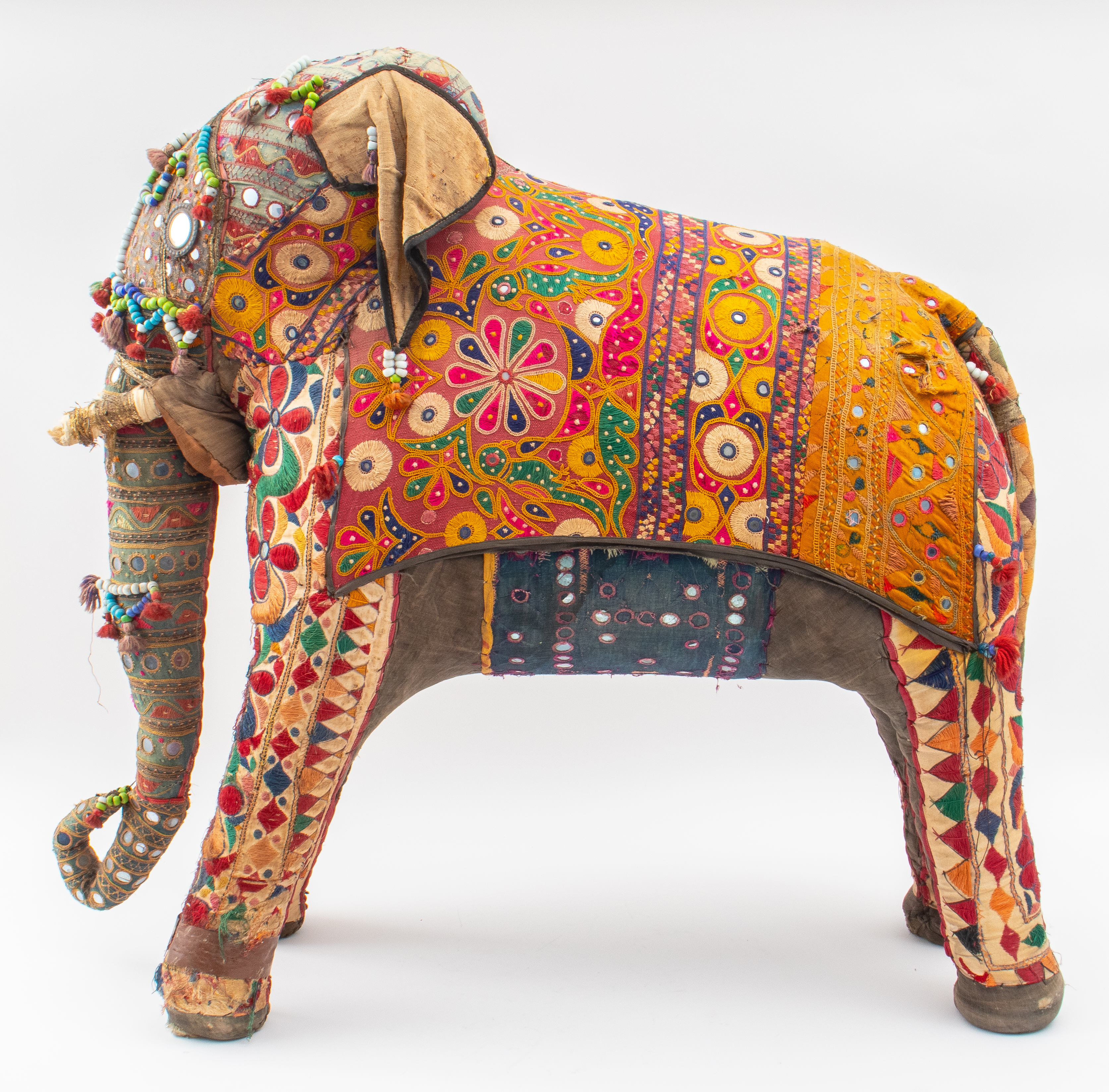 INDIAN EMBROIDERED CLOTH ELEPHANT