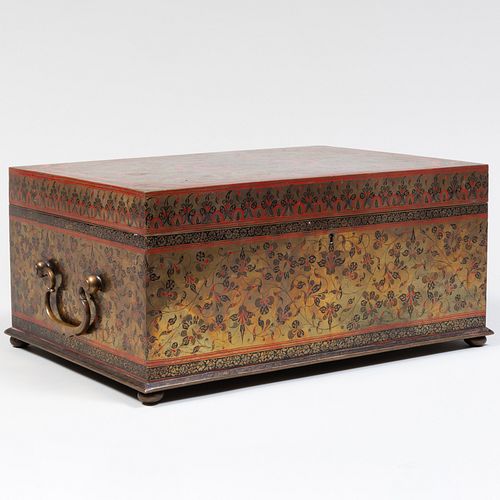 INDIAN ENAMEL INLAID METAL