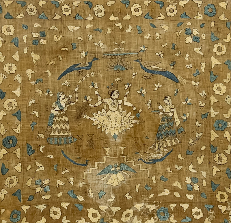 INDIAN FIGURATIVE EMBROIDERED