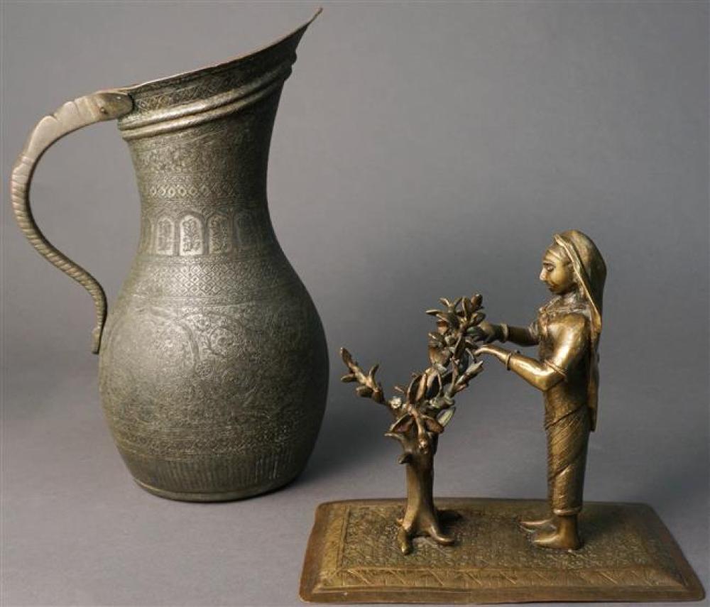 INDIAN FOLK BRONZE FIGURE OF