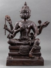 INDIAN FOUR-FACED BRAHMA BRONZ