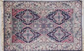 INDIAN FOUR MEDALLION WOOL RUG