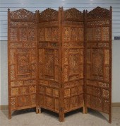 INDIAN FRUITWOOD FOUR-FOLD FLO