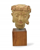 INDIAN GANDHARA CARVED BUDDHA