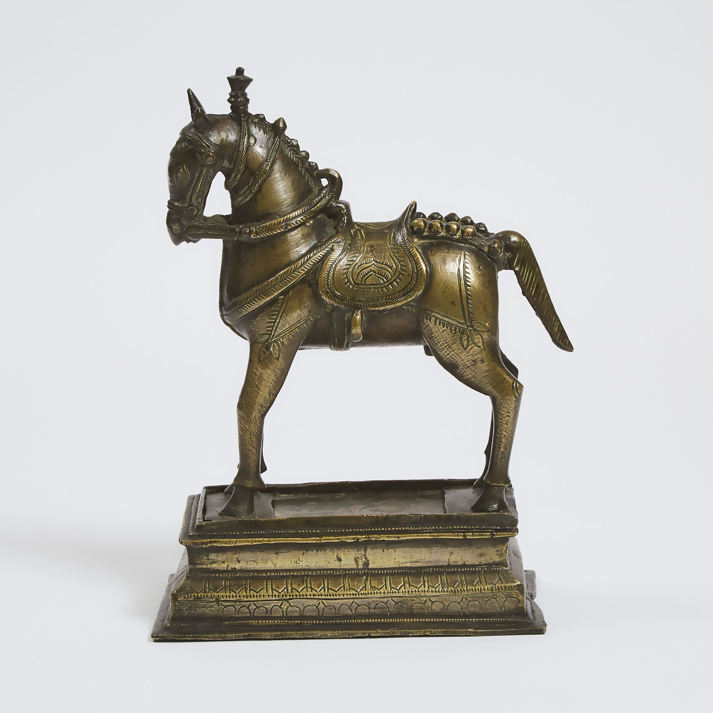 Indian Gilt Brass Model of