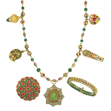 Indian Gold, Enamel, Jaipur