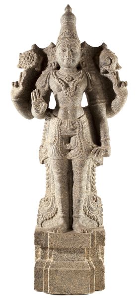 Indian Granite Standing Figure of