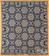 INDIAN JACQUARD COVERLET, DATE
