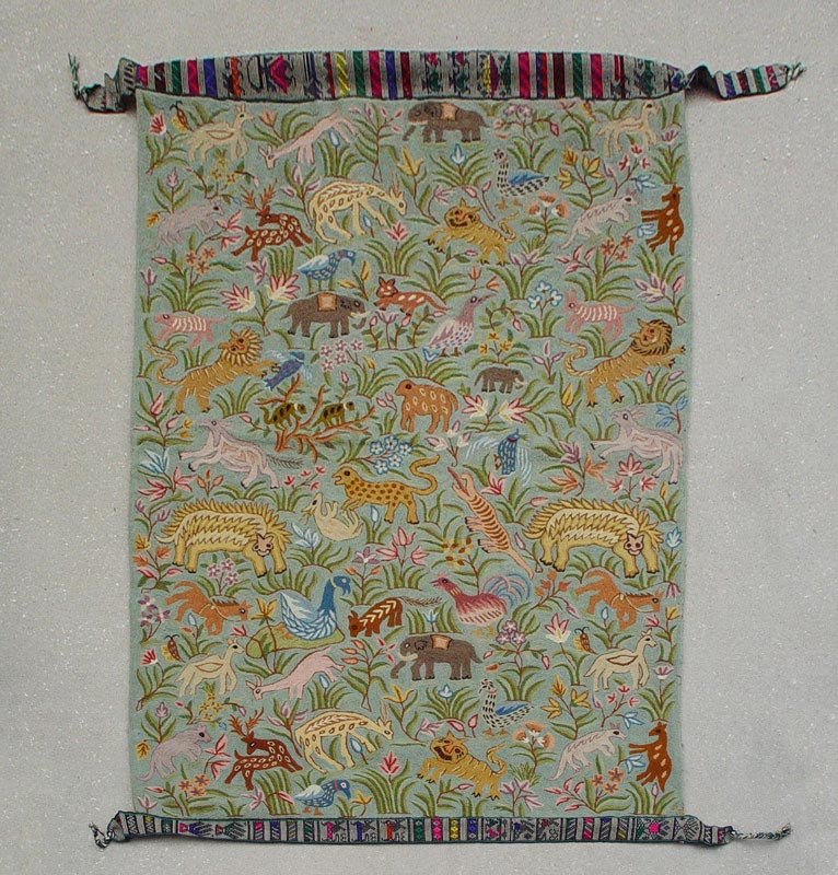 INDIAN KASHMIR AREA HAND WOVEN