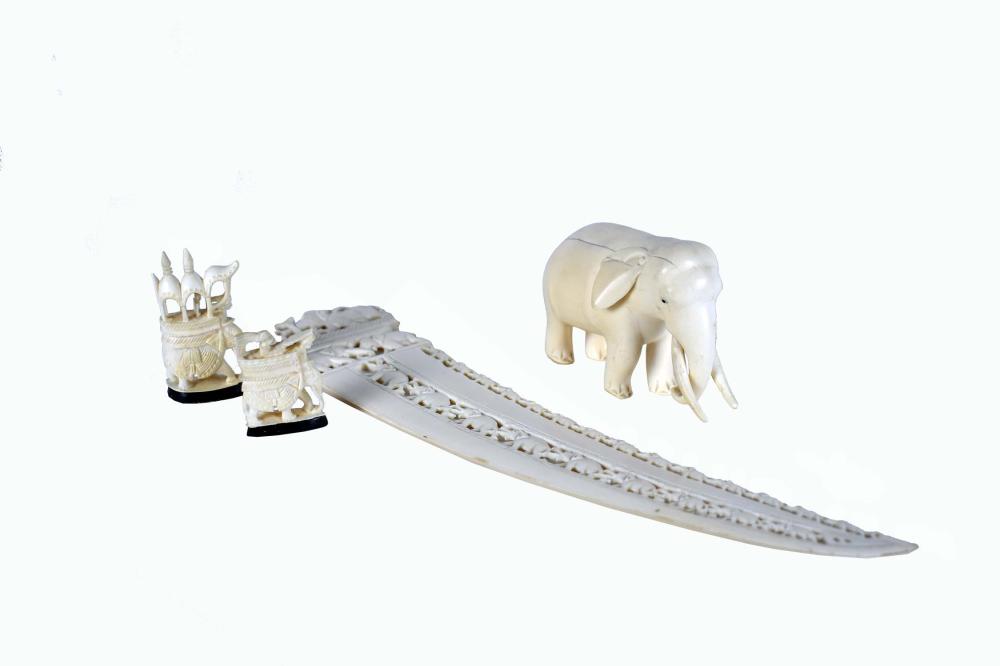 INDIAN LETTER OPENER, AN ELEPHANT &