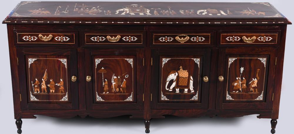 INDIAN MARQUETRY INLAID EXOTIC