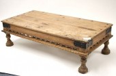 INDIAN METAL MOUNTED TEAK COFF