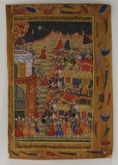 INDIAN MINIATURE ILLUMINATED M