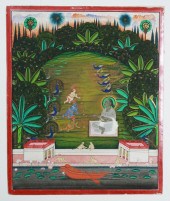 INDIAN MINIATURE PAINTING - ME