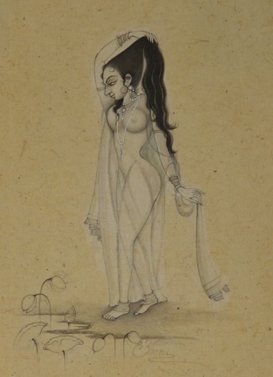 INDIAN MINIATURE PAINTING OF