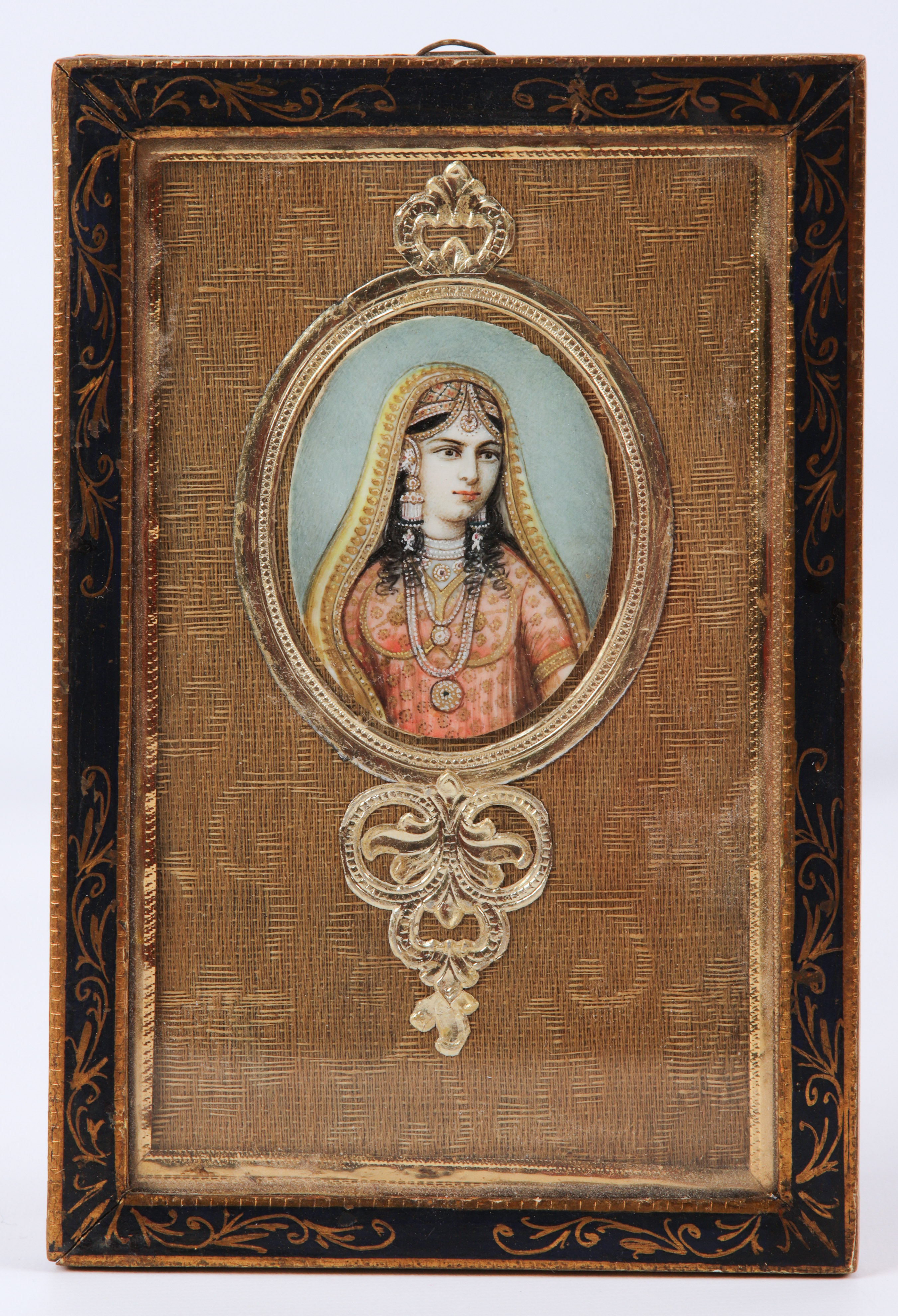 Indian miniature portrait painting,