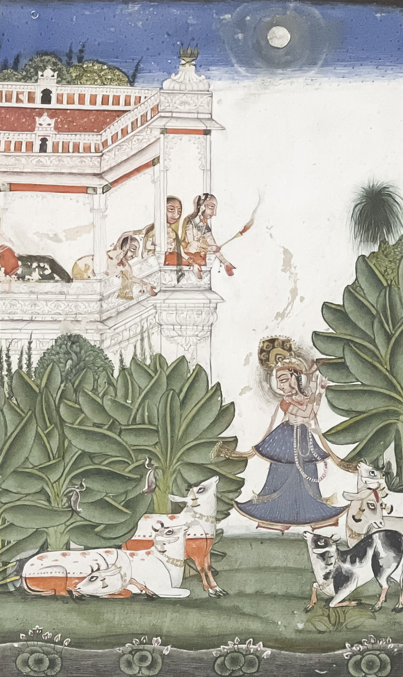 INDIAN MINIATURE, RADHA DRESSED