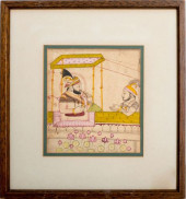 INDIAN MINIATURE RAJPUT GOUACH