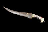 INDIAN MUGHAL DAGGER W/ JADE H