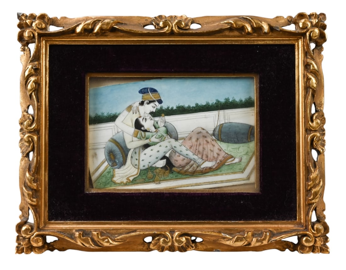 INDIAN MUGHAL MINIATURE KAMA