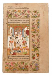 INDIAN MUGHAL WATERCOLOR MANUS
