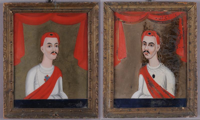 INDIAN OR PERSIAN SCHOOL: PAIR OF