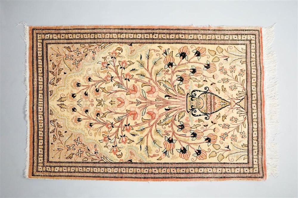 INDIAN OR PERSIAN SMALL SILK PRAYER