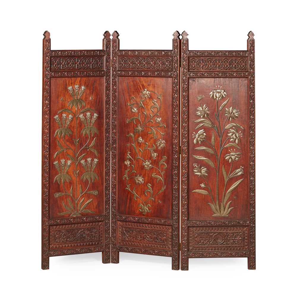 INDIAN PADOUK AND METAL INLAID