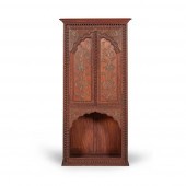 INDIAN PADOUK BRASS INLAID CAB