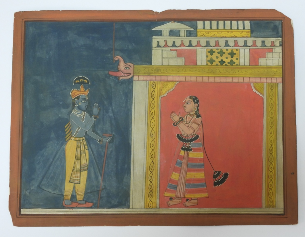 INDIAN PAHARI SCHOOL MINIATURE