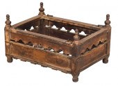 INDIAN PAINTED AND IRON MOUNTE