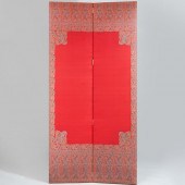 INDIAN PAISLEY TWO-PANEL SCREE