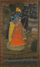 INDIAN PICHWAI, KRISHNA AND RA