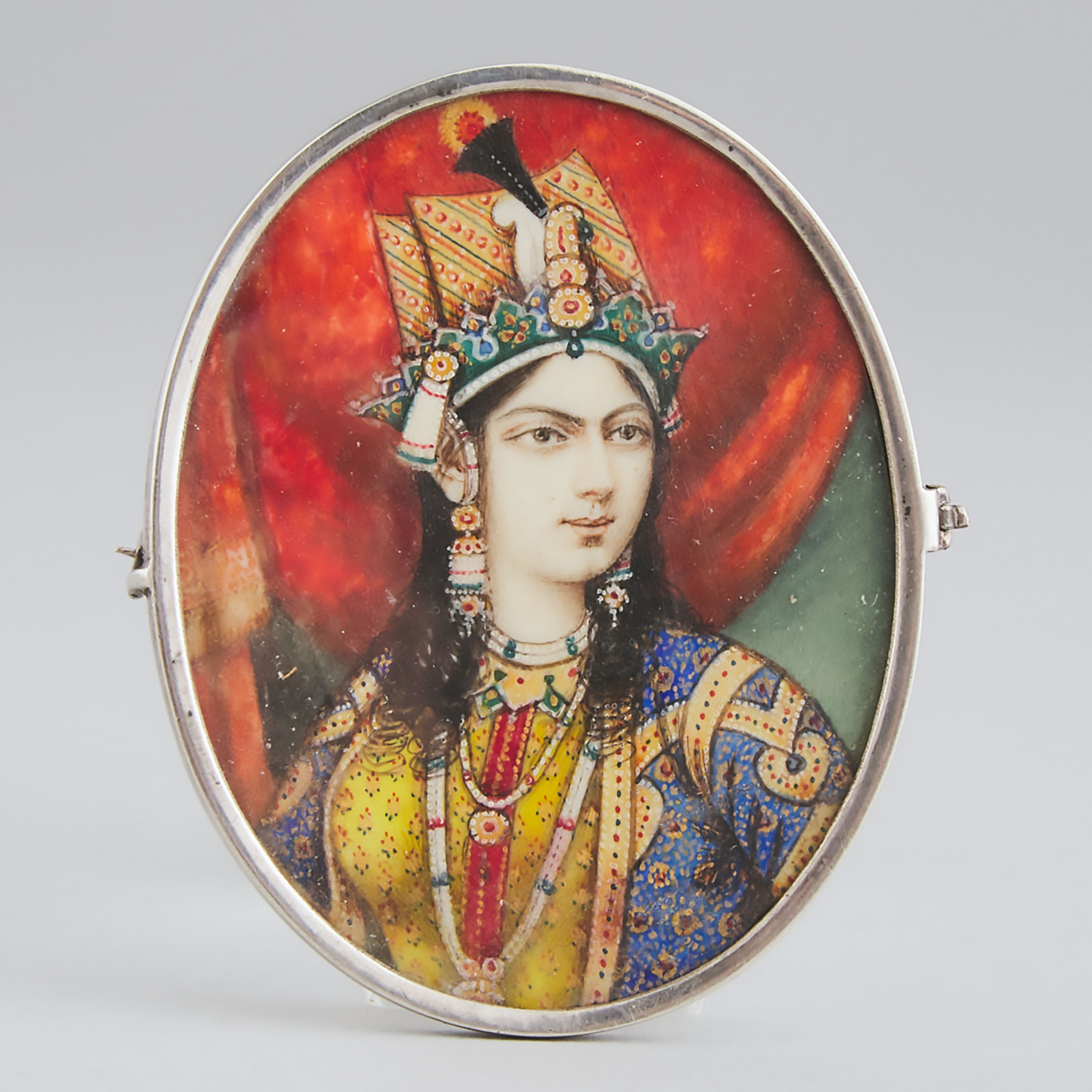 Indian Portrait Miniature of Mumtaz