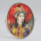 Indian Portrait Miniature of M