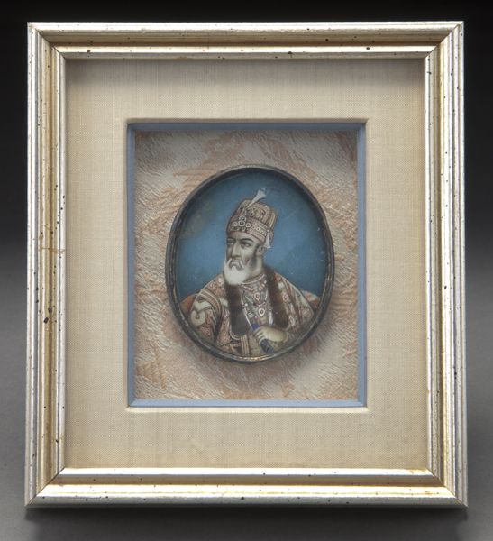 Indian portrait miniature on