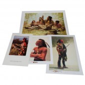 Indian Prints 8 lithographs in