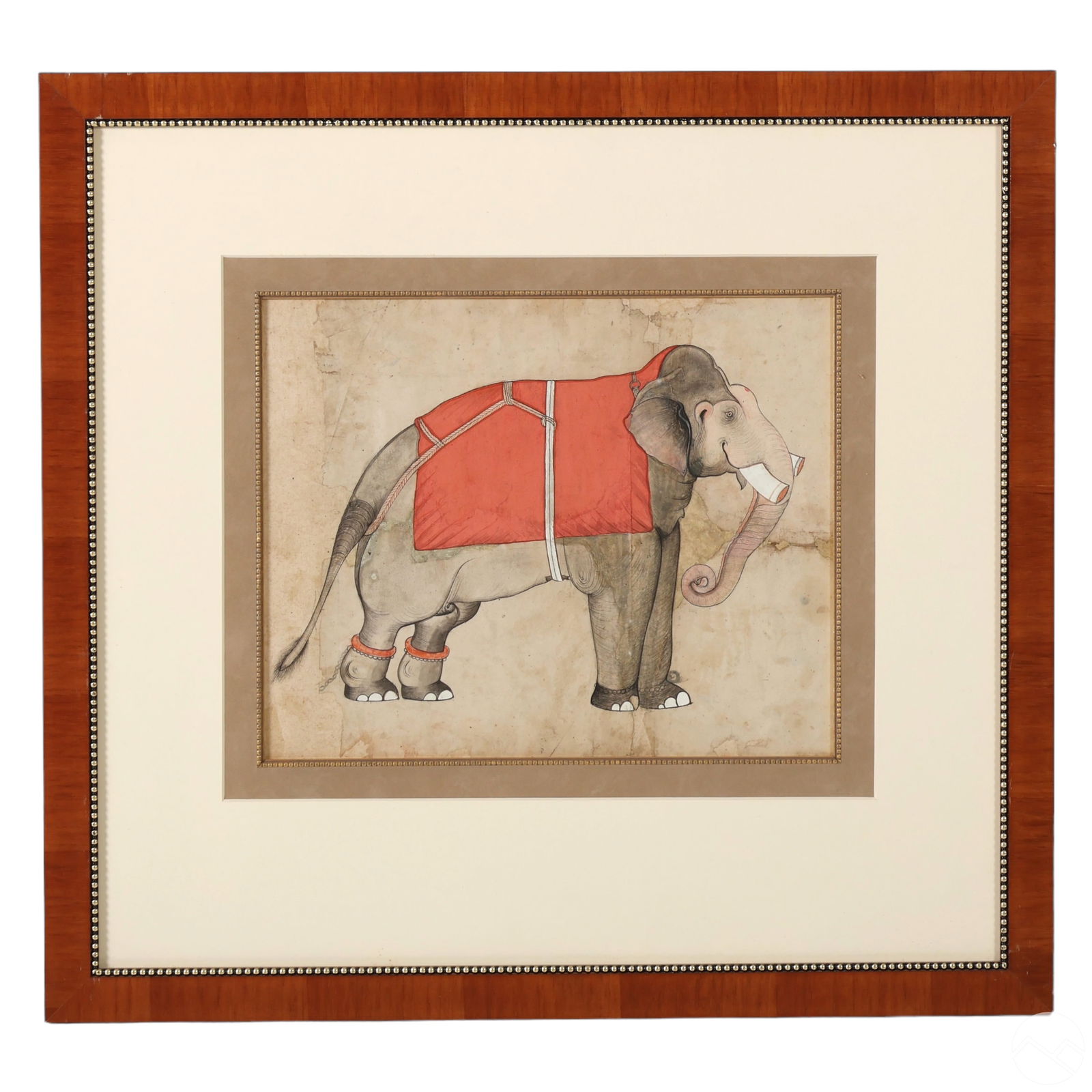 INDIAN RAJPUT ELEPHANT GOUACHE