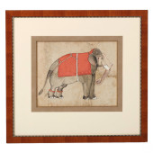 INDIAN RAJPUT ELEPHANT GOUACHE