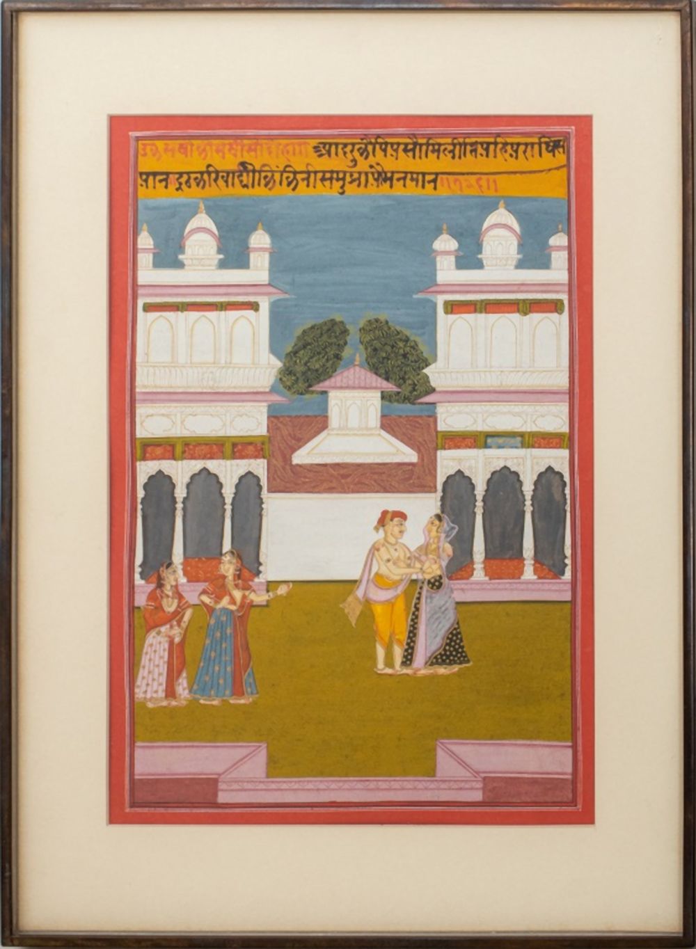INDIAN SATSAI COURTSHIP SCENE