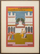 INDIAN SATSAI COURTSHIP SCENE