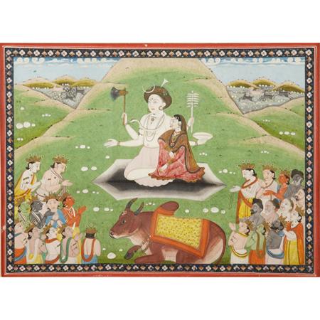 Indian School 19th Century Deity