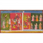 Indian School, A Painting of K